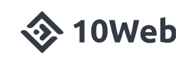 Logo van 10Web - een AI-aangedreven WordPress-platform