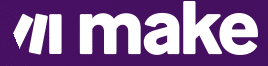 Make.com logo - Geavanceerd automatiseringsplatform voor bedrijfsprocessen.